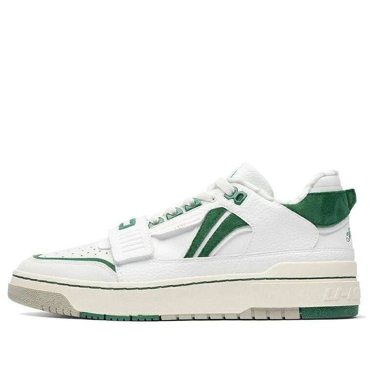 リーニン 洟垂れ小僧 割り増し金 緑 緑であること \u0027CREAMWHITE GREEN\u0027 スニーカー レディース LI-NING (WMNS) BADFIVE ROOKIE PREMIUM X FRED VANVLEET ABCS028-4 / CREAMWHITE GREEN