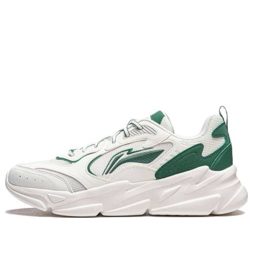 リーニン 白いこと 白いこと 緑 緑であること \u0027WHITE GREEN\u0027 スニーカー メンズ LI-NING YUNHAI AGCT427-1 / WHITE GREEN