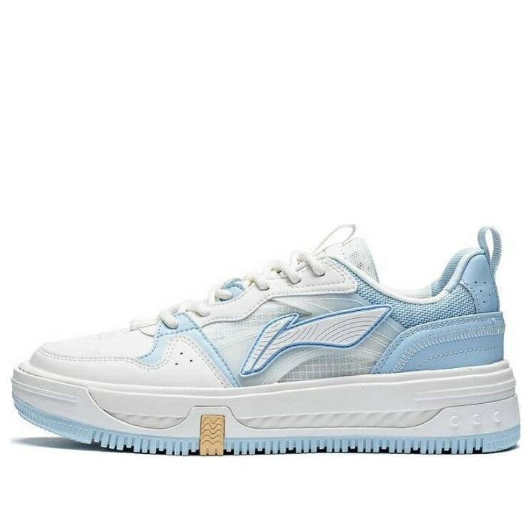 リーニン 白いこと 白いこと 青み 青色 \u0027WHITE BLUE\u0027 スニーカー レディース LI-NING (WMNS) XINGCHUAN V2 LIGHT AGCT144-1 / WHITE BLUE