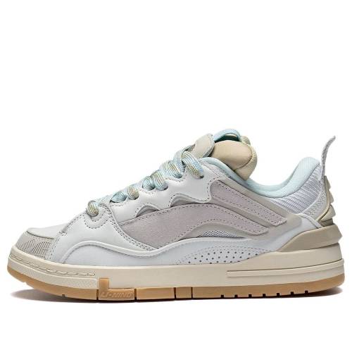 リーニン 白いこと 白いこと 薄墨色 薄墨色 \u0027GREY GUM\u0027 スニーカー レディース LI-NING (WMNS) SUPERWAVE GOLDEN AECS074-3 / WHITE GREY
