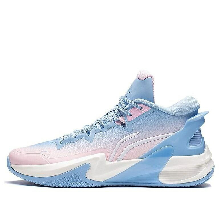 リーニン 素早さ ご機嫌 青味 青み サクラ色 \u0027BLUE PINK\u0027 スニーカー メンズ LI-NING LIGHT SPEED 1 HIGH ABAS097-5 / BLUE PINK