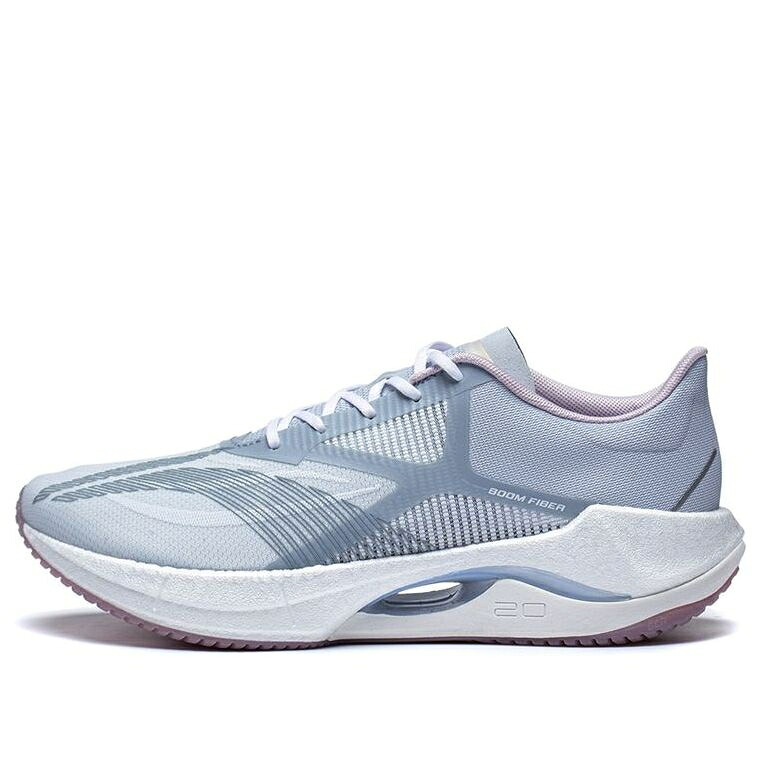 リーニン 薄墨色 薄墨色 青み 青色 白いこと 白いこと \u0027GREY BLUE\u0027 スニーカー レディース LI-NING (WMNS) SUPER LIGHT XX ARBT002-3 / GREY BLUE WHITE