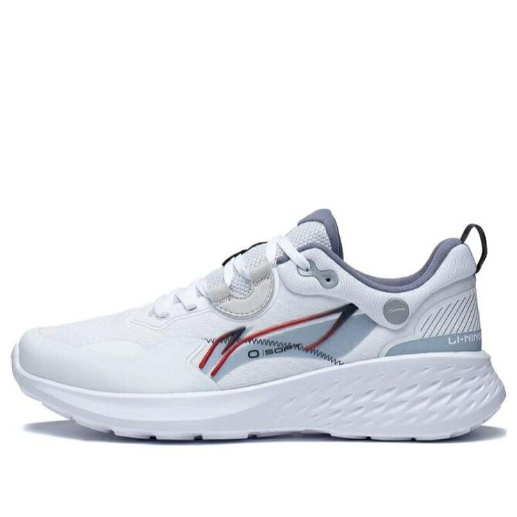 リーニン 化学元素 白いこと 白いこと 薄墨色 薄墨色 \u0027WHITE GREY\u0027 スニーカー メンズ LI-NING SOFT ELEMENT AGLT007-1 / WHITE GREY