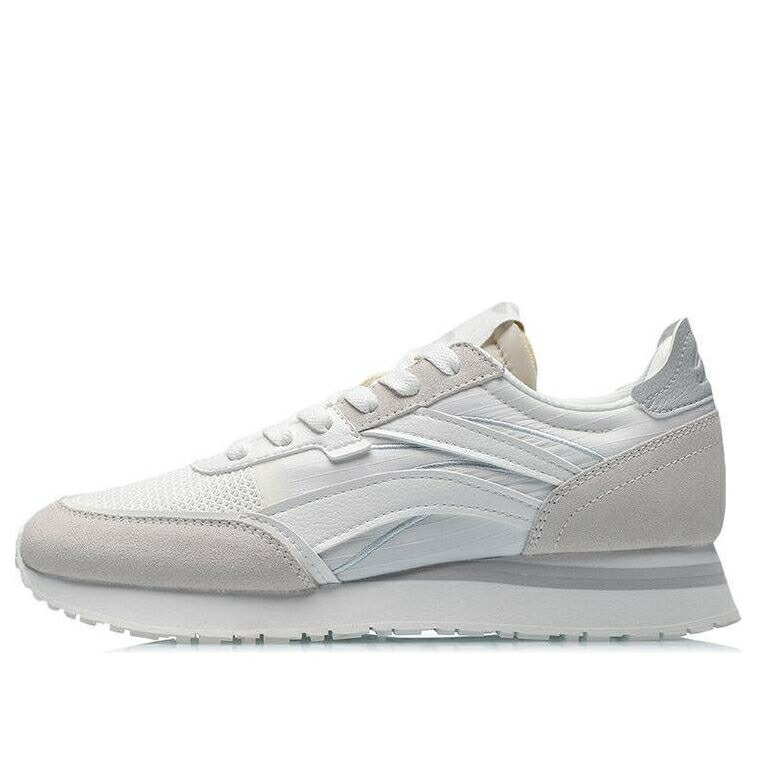 リーニン 薄墨色 薄墨色 白いこと 白いこと \u0027GREY WHITE\u0027 スニーカー レディース LI-NING (WMNS) CHENGFENG AGCR196-1 / GREY WHITE