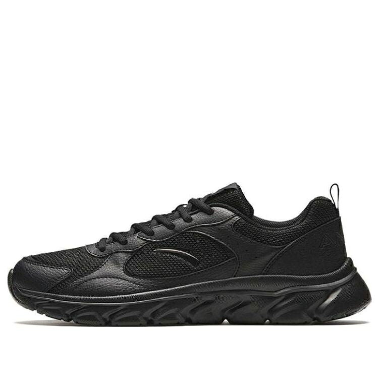 つづき物 黒いこと 黒いこと \u0027BLACK\u0027 スニーカー メンズ ANTA RUNNING SERIES SNEAKERS 912345580-2 / BLACK