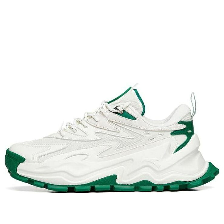 高熱 白いこと 白いこと 緑 緑であること \u0027WHITE GREEN\u0027 スニーカー レディース ANTA (WMNS) HEAT 122148880R-5 / WHITE GREEN