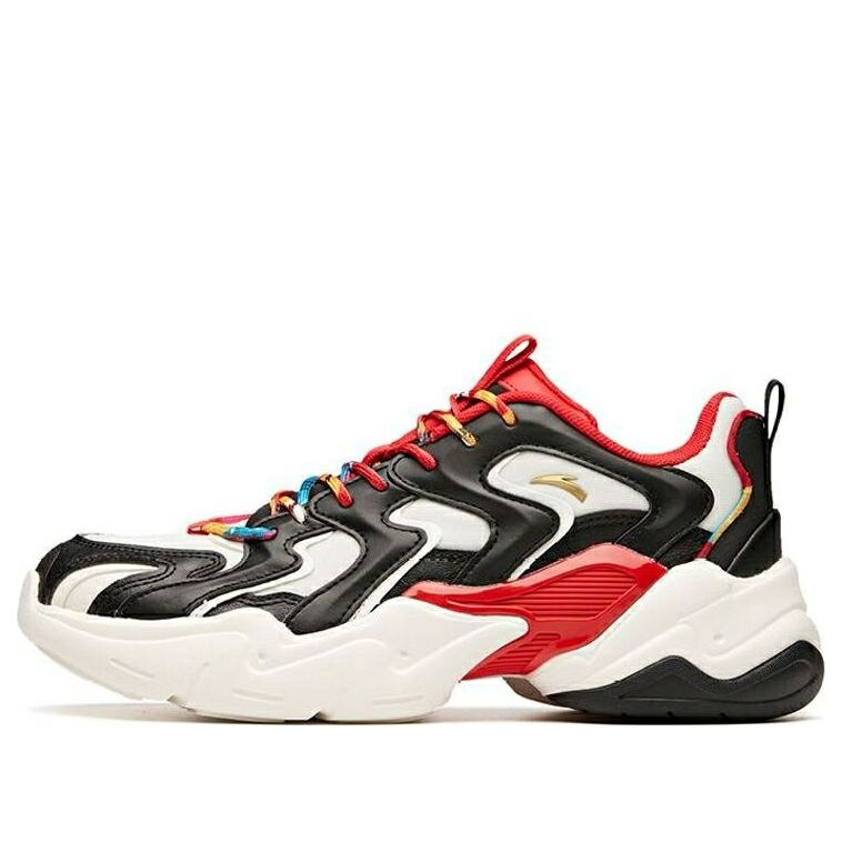地びた 白いこと 白いこと 黒いこと 黒いこと 赤 赤いこと \u0027BLACK RED\u0027 スニーカー メンズ ANTA GRAND SLAM WHITE 112018882-7 / BLACK WHITE RED