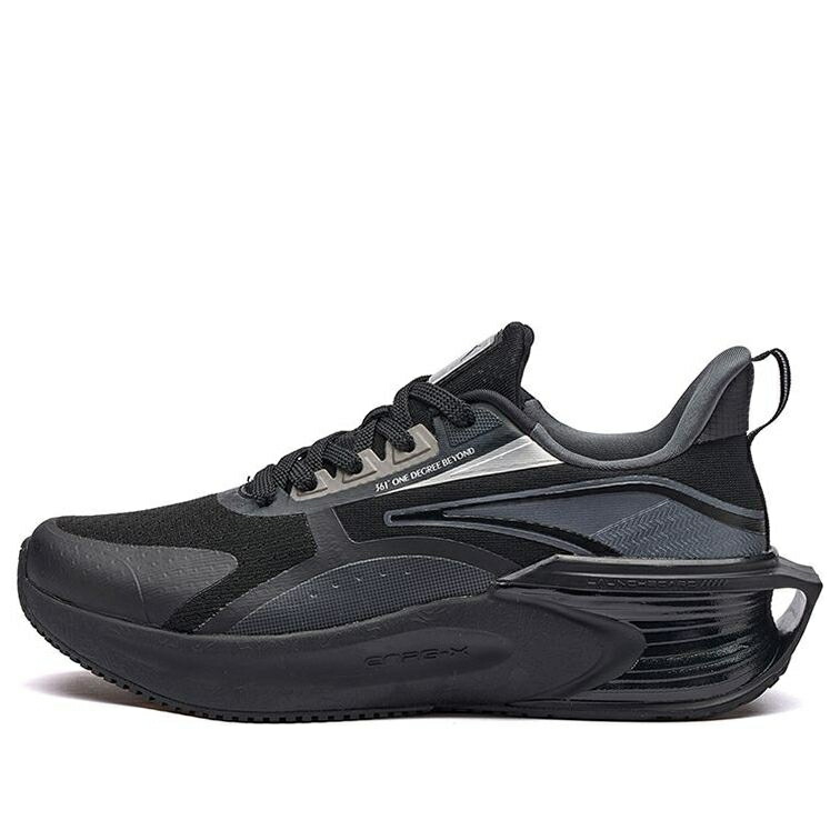 黒色 ブラック 灰色 グレー OBSIDIAN BLACK スニーカー メンズ 361 DEGREES 361 DEGREES ENRG-X 672212201-4 / BLACK GREY