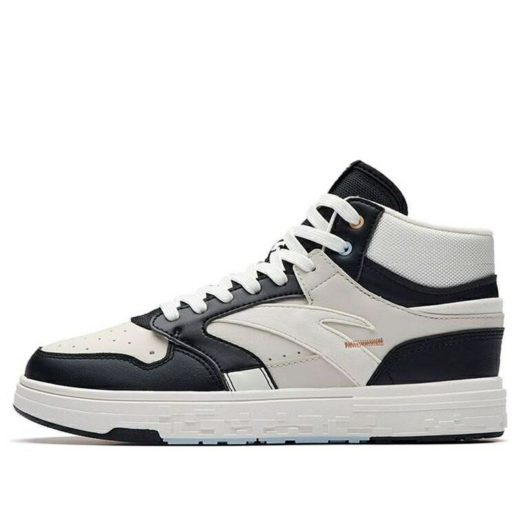 ストリート ハイ 白色 ホワイト 黒色 ブラック 灰色 グレー BLACK GREY スニーカー レディース ANTA (WMNS) STREET NAUGHTY HIGH WHITE 122238065-4 / BLACK WHITE GREY