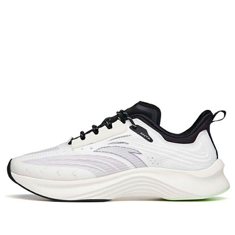 薄墨色 薄墨色 白いこと 白いこと 黒いこと 黒いこと \u0027WHITE BLACK\u0027 スニーカー メンズ ANTA EDGE GREY 912135588-2 / WHITE GREY BLACK