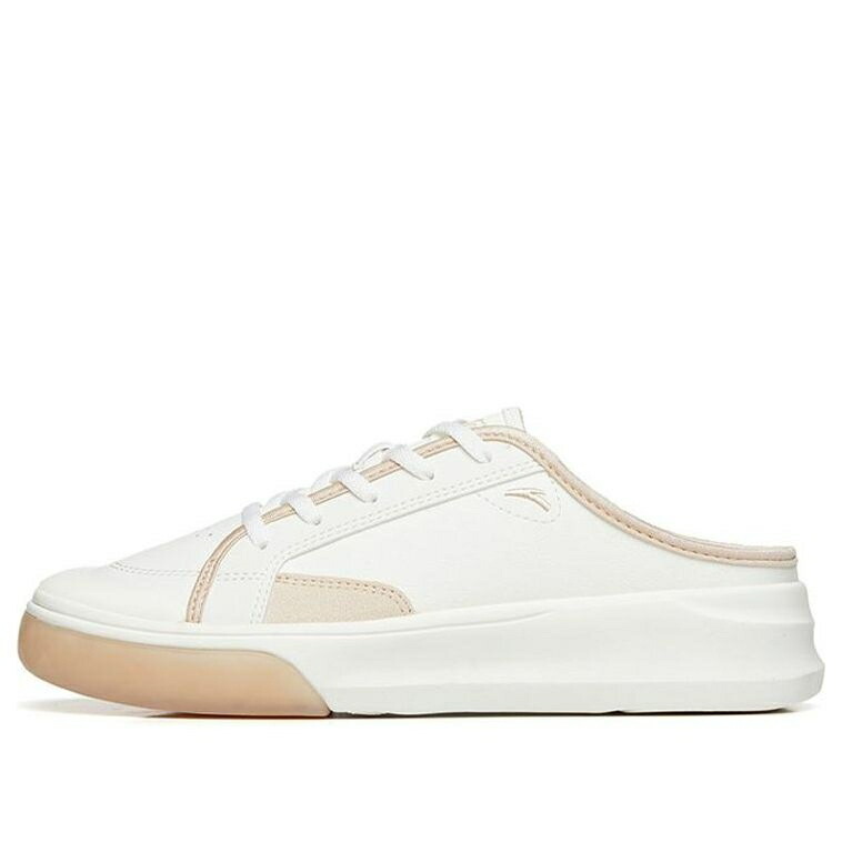 つづき物 スリッポン 白いこと 白いこと \u0027CHAMPAGNE\u0027 スニーカー レディース ANTA (WMNS) LIFE SERIES SLIP-ON 122228067-5 / WHITE