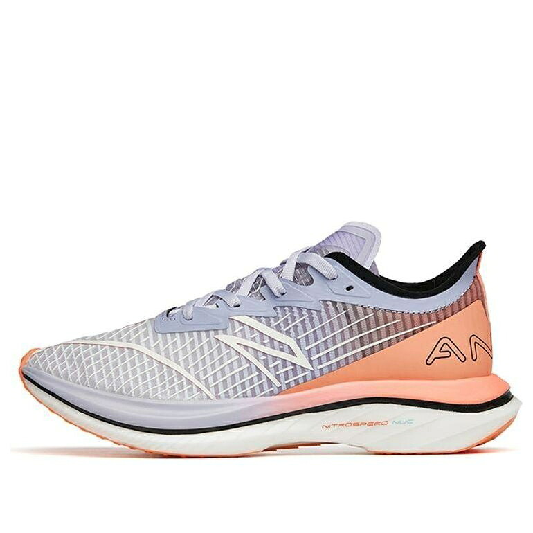 紫 パープル 橙 オレンジ色 白いこと 白いこと \u0027LIGHT ORANGE\u0027 スニーカー レディース ANTA (WMNS) C202 GT PURPLE 122215589S-3 / LIGHT PURPLE ORANGE WHITE