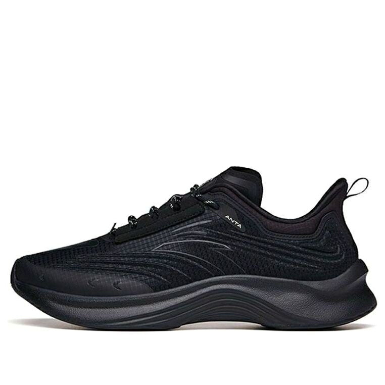 黒いこと 黒いこと \u0027BLACK\u0027 スニーカー メンズ ANTA EDGE 912135588-4 / BLACK 靴-スニーカー