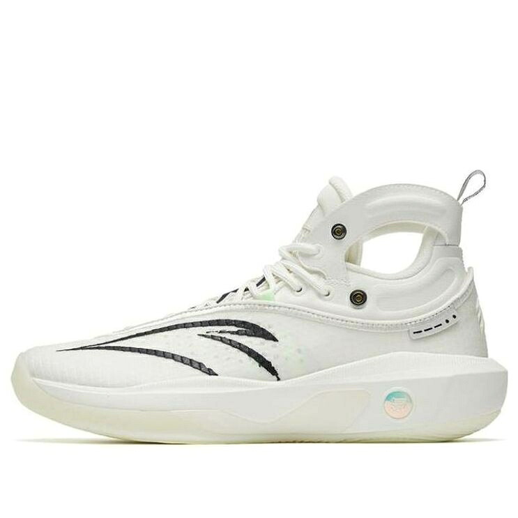 象牙色 黒いこと 黒いこと \u0027BLANK NITROGEN\u0027 スニーカー メンズ ANTA KLAY THOMPSON 8 112241101-3 / IVORY BLACK