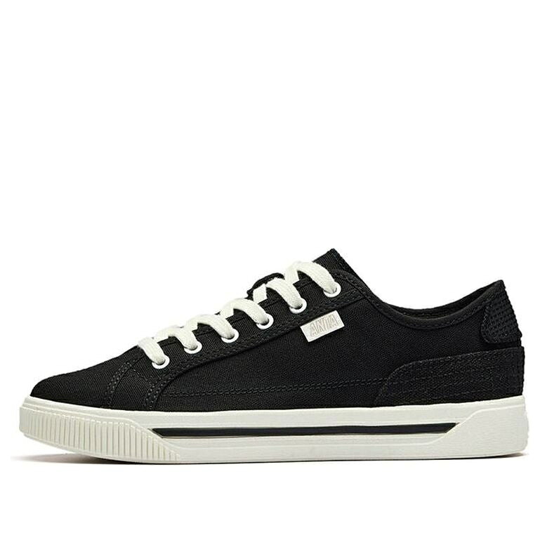 つづき物 黒いこと 黒いこと 白いこと 白いこと \u0027BLACK\u0027 スニーカー レディース ANTA (WMNS) LIFE SERIES SNEAKERS 922228603-1 / BLACK WHITE