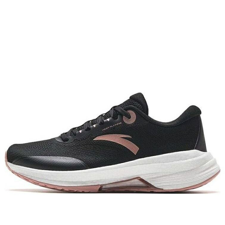 黒いこと 黒いこと 白いこと 白いこと サクラ色 \u0027BLACK PINK\u0027 スニーカー レディース ANTA (WMNS) CHUANG 122335585-6 / BLACK WHITE PINK