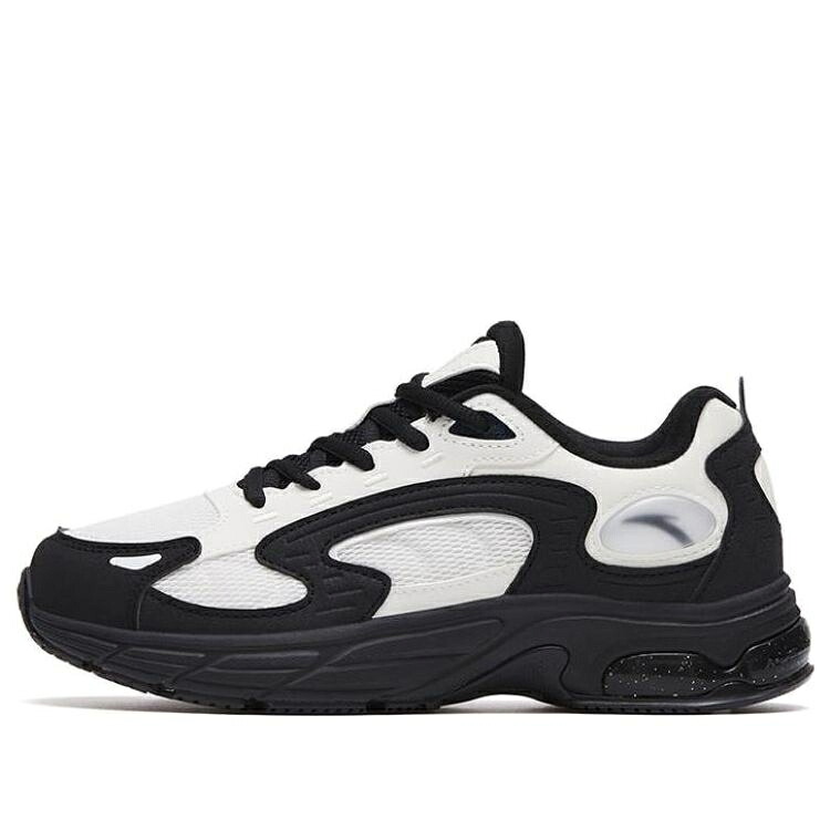 つづき物 黒いこと 黒いこと 白いこと 白いこと \u0027BLACK WHITE\u0027 スニーカー レディース ANTA (WMNS) RUNNING SERIES SNEAKERS 122315503-8 / BLACK WHITE