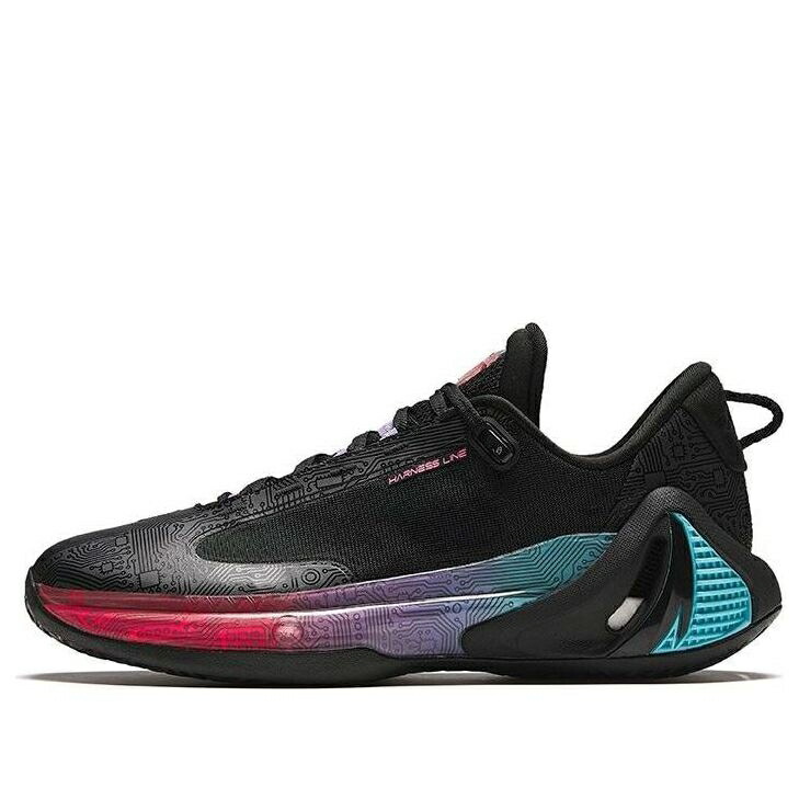黒いこと 黒いこと \u0027GAMING\u0027 スニーカー メンズ ANTA GH4 GORDON HAYWARD 912411103-4 / BLACK MULTI COLOR