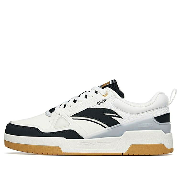 続きもの 黒いこと 黒いこと 白いこと 白いこと \u0027WHITE GUM\u0027 スニーカー メンズ ANTA SKATEBOARDING SERIES SNEAKERS BLACK 112218085-1 / WHITE BLACK GUM