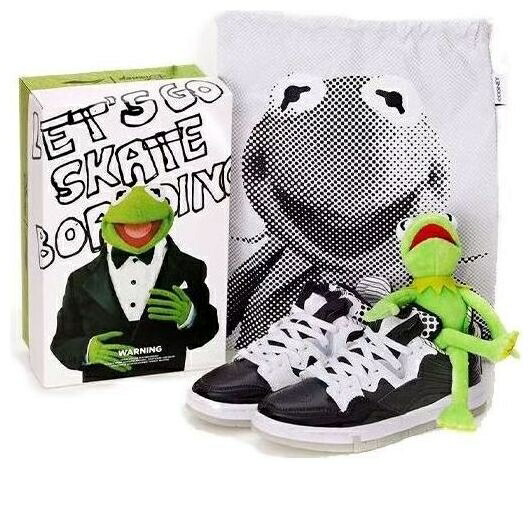 リーニン ウェーブ ウェイブ プロ 白色 ホワイト スペシャル 黒色 ブラック 'BLACK BOX' スニーカー メンズ LI-NING WAVE PRO X KERMIT WHITE SPECIAL AECR101-1 / BLACK WHITE