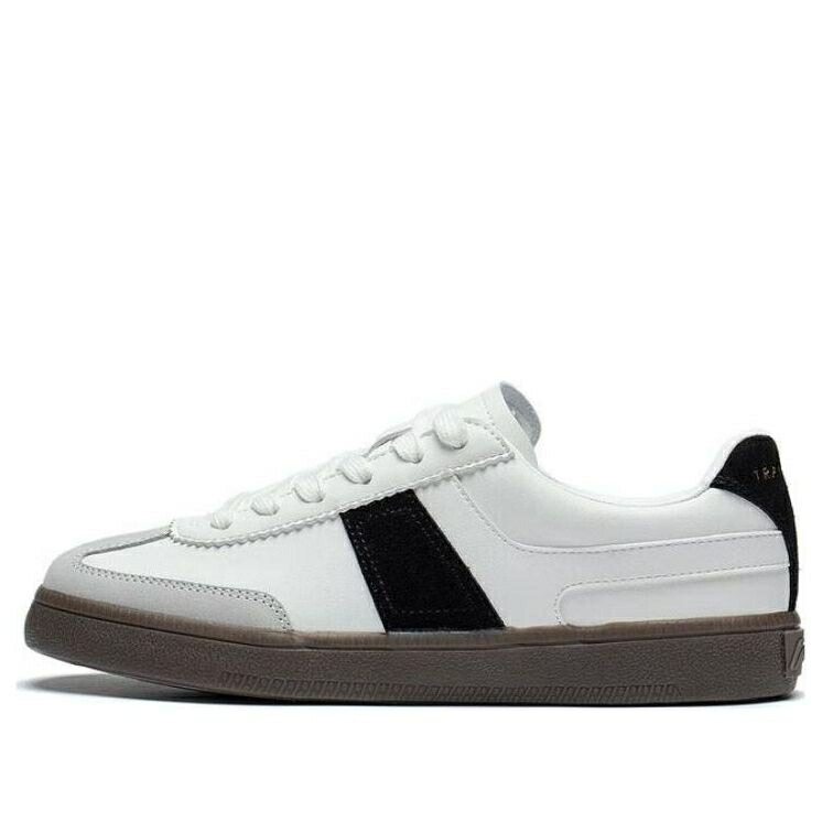 リーニン 白色 ホワイト 黒色 ブラック 茶色 ブラウン 'WHITE BLACK' スニーカー メンズ LI-NING YUNCHUAN AGCT275-6 / WHITE BLACK BROWN