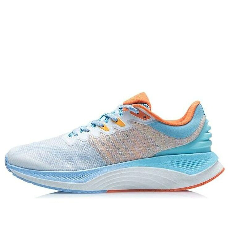 リーニン 青味 青み 橙 オレンジ色 白いこと 白いこと \u0027BLUE ORANGE\u0027 スニーカー メンズ LI-NING YUEYING BOOM ARHR127-6 / BLUE ORANGE WHITE