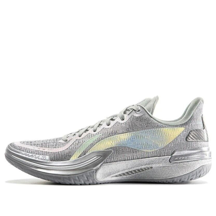 リーニン しろがね色 しろがね色 薄墨色 薄墨色 \u0027YIN CHAN\u0027 スニーカー メンズ LI-NING GAMMA 1 ABAU039-9 / SILVER GREY