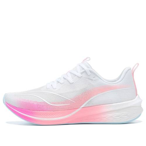 リーニン 労働者階級 白いこと 白いこと サクラ色 \u0027WHITE PINK\u0027 スニーカー レディース LI-NING (WMNS) DARK HORSE 6 PRO ARMT014-6 / WHITE PINK