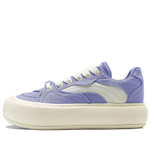 リーニン 紫 パープル ベージュ \u0027PURPLE BEIGE\u0027 スニーカー レディース LI-NING (WMNS) PUFF PLATFORM AZGT026-8 / PURPLE BEIGE