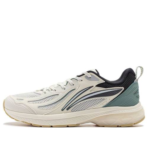 リーニン ベージュ 緑 緑であること カーキ \u0027BEIGE GREEN\u0027 スニーカー メンズ LI-NING FUYAO V2 ARXT021-2 / BEIGE GREEN KHAKI
