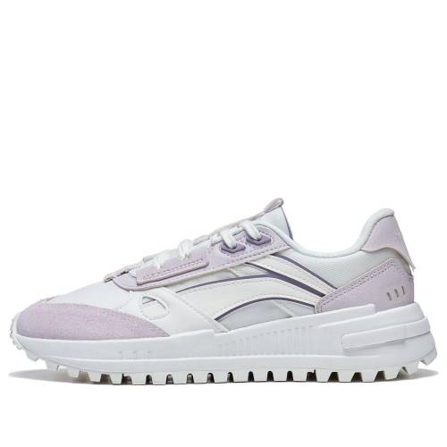 リーニン 白いこと 白いこと 紫 パープル 薄墨色 薄墨色 2.0 \u0027WHITE PURPLE\u0027 スニーカー レディース LI-NING (WMNS) CHENGFENG AGCT156-3 / WHITE PURPLE GREY