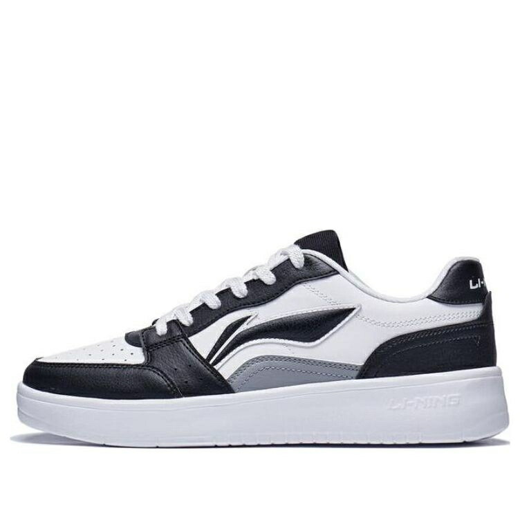 リーニン 白色 ホワイト 黒色 ブラック 'WHITE BLACK' スニーカー メンズ LI-NING YUANBAO AGCT339-5 / WHITE BLACK