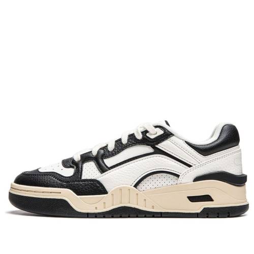 リーニン 白いこと 白いこと 黒いこと 黒いこと ベージュ 2.0 \u0027WHITE BEIGE\u0027 スニーカー レディース LI-NING (WMNS) MOON WHITE BLACK AGCU276-3 / WHITE BLACK BEIGE