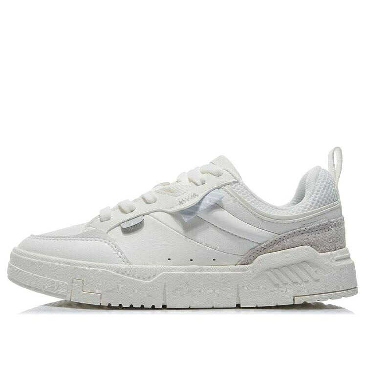 リーニン はやりっ児 白いこと 白いこと \u0027SNOW WHITE\u0027 スニーカー レディース LI-NING (WMNS) ACE LOW AGCR236-1 / WHITE