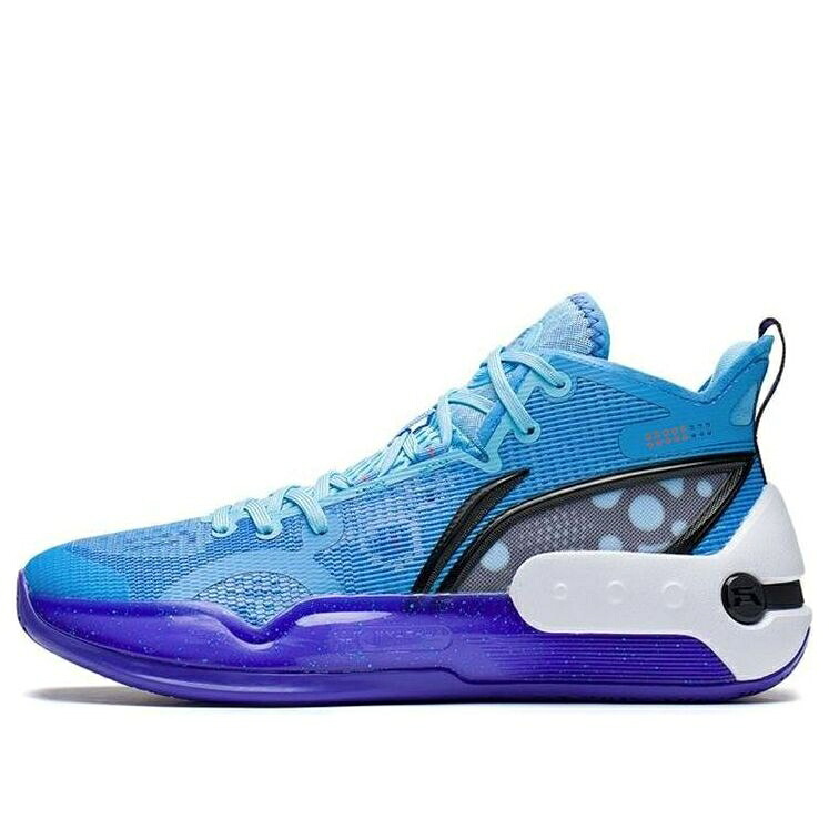 リーニン ミッド 白いこと 白いこと 青み 青色 \u0027MOON BLUE\u0027 スニーカー メンズ LI-NING YUSHUAI 16 MID WHITE ABAS053-1 / WHITE BLUE