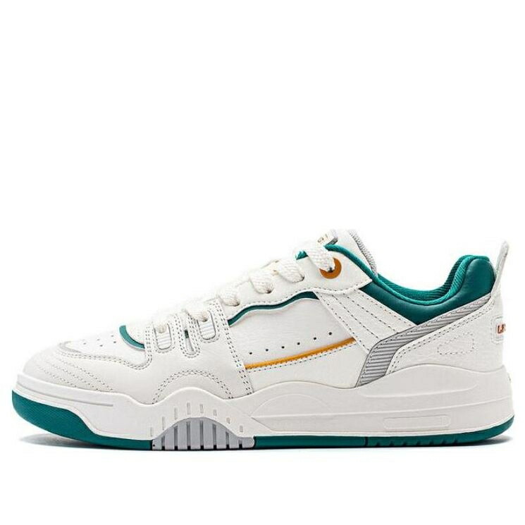 リーニン 白いこと 白いこと 緑 緑であること \u0027WHITE GREEN\u0027 スニーカー レディース LI-NING (WMNS) JIANGYUE AGCT294-2 / WHITE GREEN