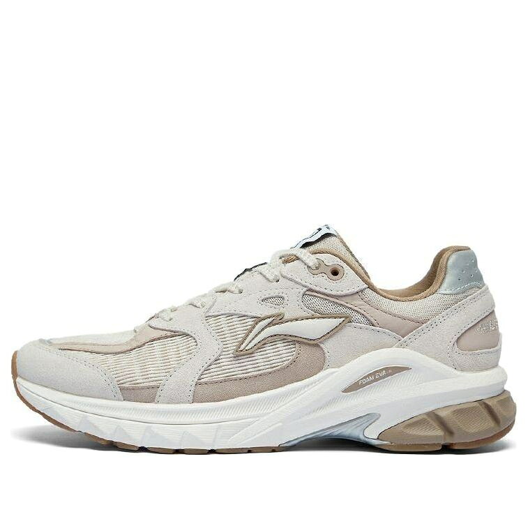 リーニン 白いこと 白いこと ベージュ \u0027WHITE BEIGE\u0027 スニーカー メンズ LI-NING FURIOUS RIDER RUNNER AZGT011-4 / WHITE BEIGE