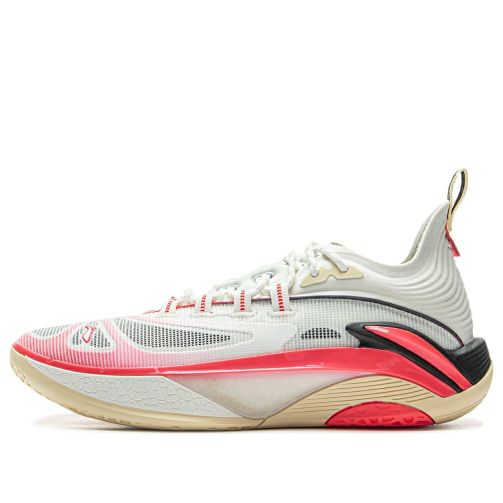 リーニン 白いこと 白いこと 赤 赤いこと \u0027WHITE RED\u0027 スニーカー メンズ LI-NING BADFIVE CHASING HUNTING1 SUPER ABFV007-11 / WHITE RED