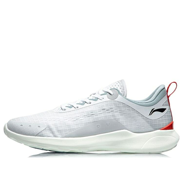リーニン 幽客 判定基準 白いこと 白いこと 青碧 青碧 \u0027WHITE BLUE\u0027 スニーカー メンズ LI-NING EZ RUN GRASS ARBR001-1 / STANDARD WHITE GRASS BLUE