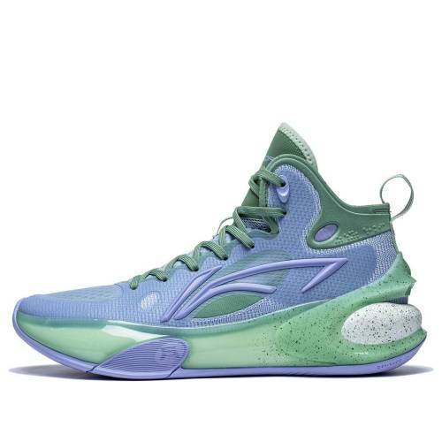 リーニン ミッド 紫 パープル 緑 緑であること \u0027 GREEN\u0027 スニーカー メンズ LI-NING YUSHUAI 17 MID PURPLE ABAT043-8 / PURPLE GREEN