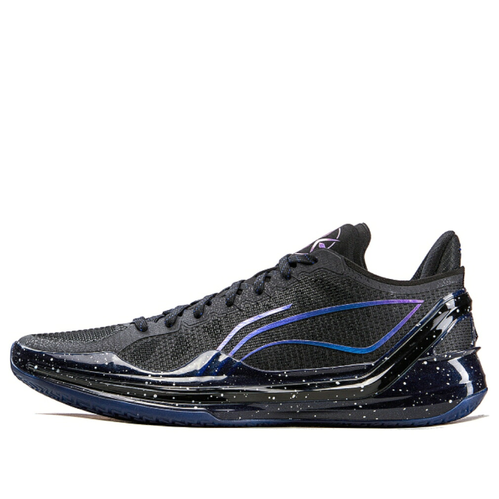 リーニン 黒いこと 黒いこと 青碧 青碧 \u0027BLACK OBSIDIAN\u0027 スニーカー メンズ LI-NING LIREN 4 V2 ABAU037-8 / BLACK BLUE