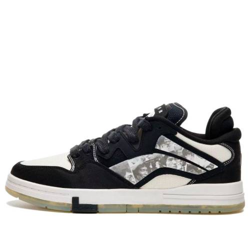 リーニン ウェーブ ウェイブ プロ 黒色 ブラック 白色 ホワイト 'ONLY ME' スニーカー メンズ LI-NING WAVE PRO X BRUCE LEE AECS099-1 / BLACK WHITE