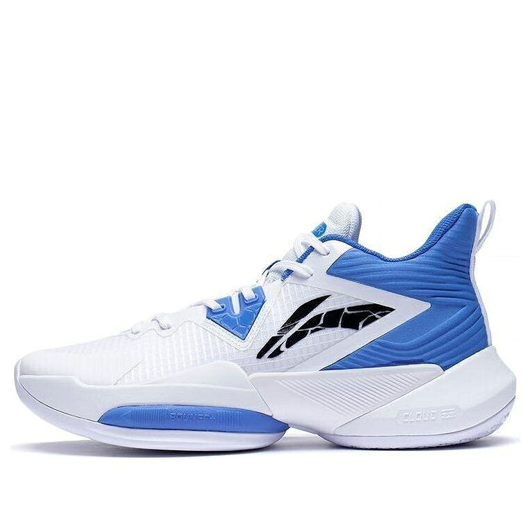 リーニン 力強さ ミッド 白いこと 白いこと 青味 青み \u0027WHITE BLUE\u0027 スニーカー メンズ LI-NING POWER 8 MID ABPS073-2 / WHITE BLUE