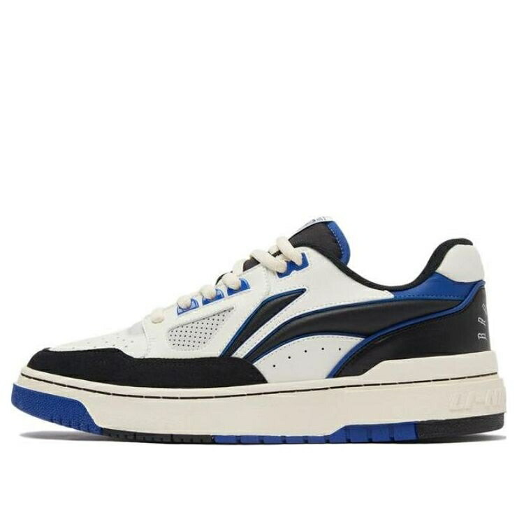 リーニン 洟垂れ小僧 黒いこと 黒いこと 白いこと 白いこと 青碧 青碧 \u0027WHITE BLUE\u0027 スニーカー メンズ LI-NING BADFIVE ROOKIE 2 LOW BLACK ABCT011-1 / WHITE BLACK BLUE