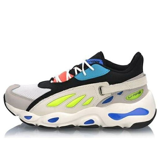 リーニン 青み 青色 ニューヨーク州 \u0027BEIGE BLACK\u0027 スニーカー メンズ LI-NING BUTTERFLY X NEW YORK FASHION WEEK BLUE AGLP035-1 /