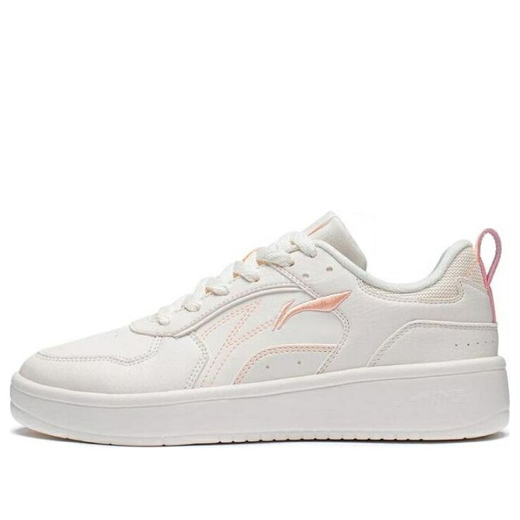 リーニン 白いこと 白いこと 橙 オレンジ色 \u0027WHITE ORANGE\u0027 スニーカー レディース LI-NING (WMNS) SPIKE YEARS AGCT148-2 / WHITE ORANGE