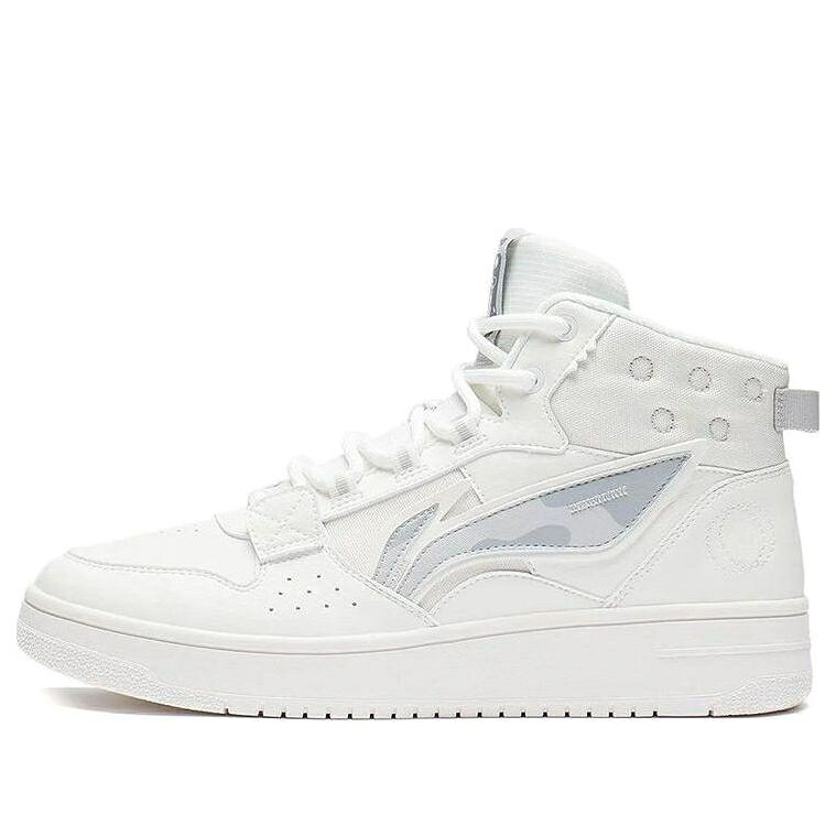 リーニン ご機嫌 白いこと 白いこと 薄墨色 薄墨色 \u0027WHITE GREY\u0027 スニーカー メンズ LI-NING SAN YUAN HIGH 3M AGCS241-3 / WHITE GREY