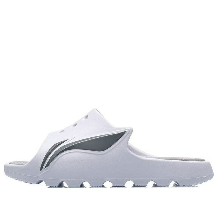 リーニン 白いこと 白いこと 薄墨色 薄墨色 \u0027WHITE\u0027 スニーカー レディース LI-NING (WMNS) LNBB SLIDES ABTR006-1 / WHITE GREY