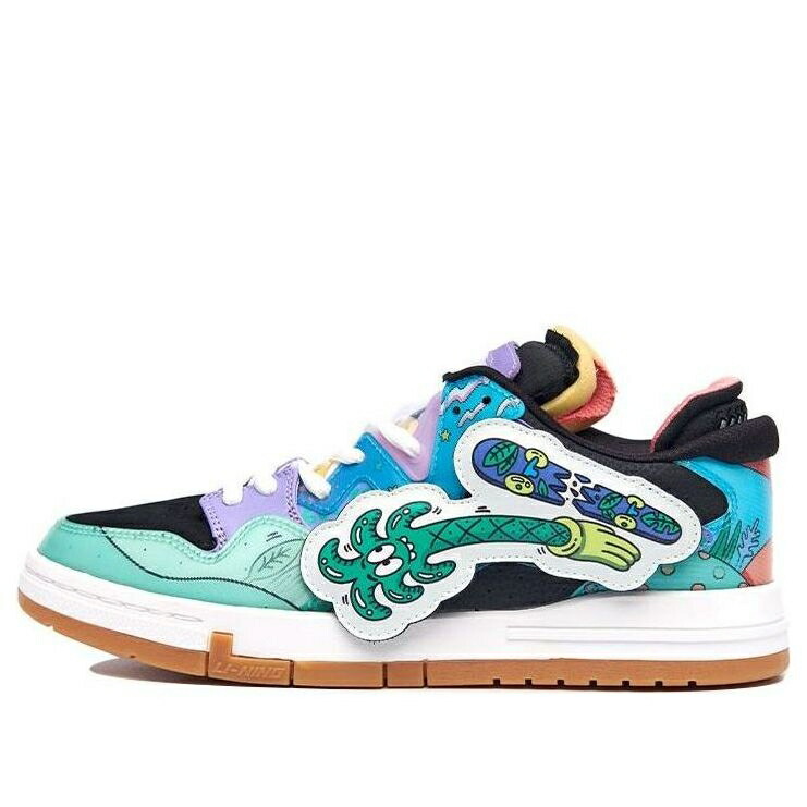 リーニン 縮くれる ウェイブ 労働者階級 \u0027FULL STREET\u0027 スニーカー レディース LI-NING (WMNS) WAVE PRO X STEVEN HARRINGTON OF FUN ON THE AECR068-1 / MULTI COLOR