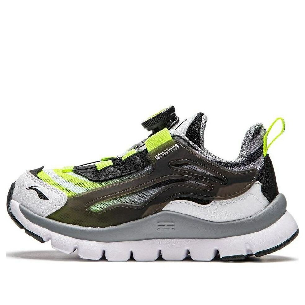 リーニン 白色 ホワイト オリーブ 緑 グリーン 黄色 イエロー 'OLIVE YELLOW' ジュニア キッズ LI-NING (PS) AURORA WHITE YKNU090-9 / OLIVE GREEN WHITE YELLOW ベビー マタニティ スニーカー